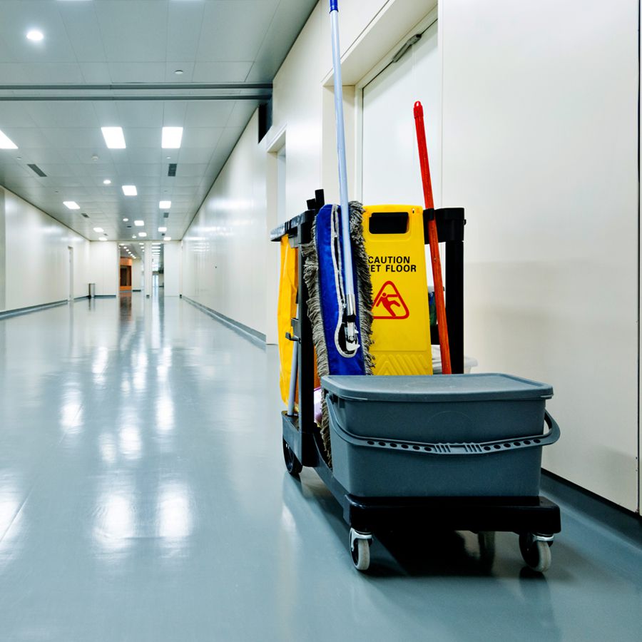 Cleaning cart in san francisco